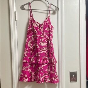 Pink Floral Women's Dress